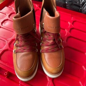 Cole Haan women’s Brown Leather Boots